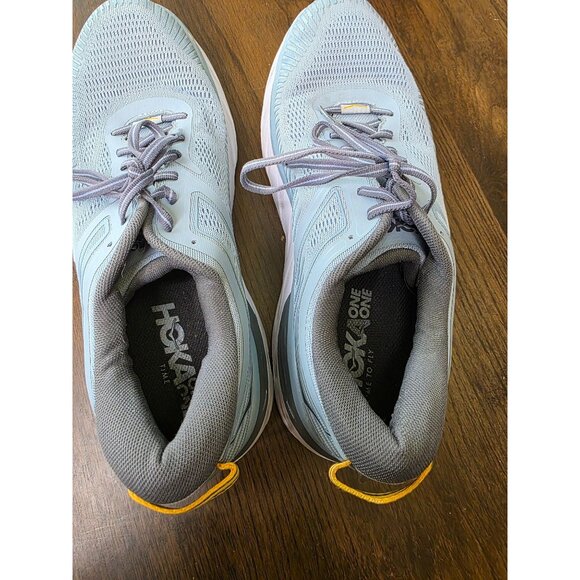 Hoka Mens Trainers Bondi 7 Lace-Up Low-Top Running Sneakers Mesh - Picture 8 of 16